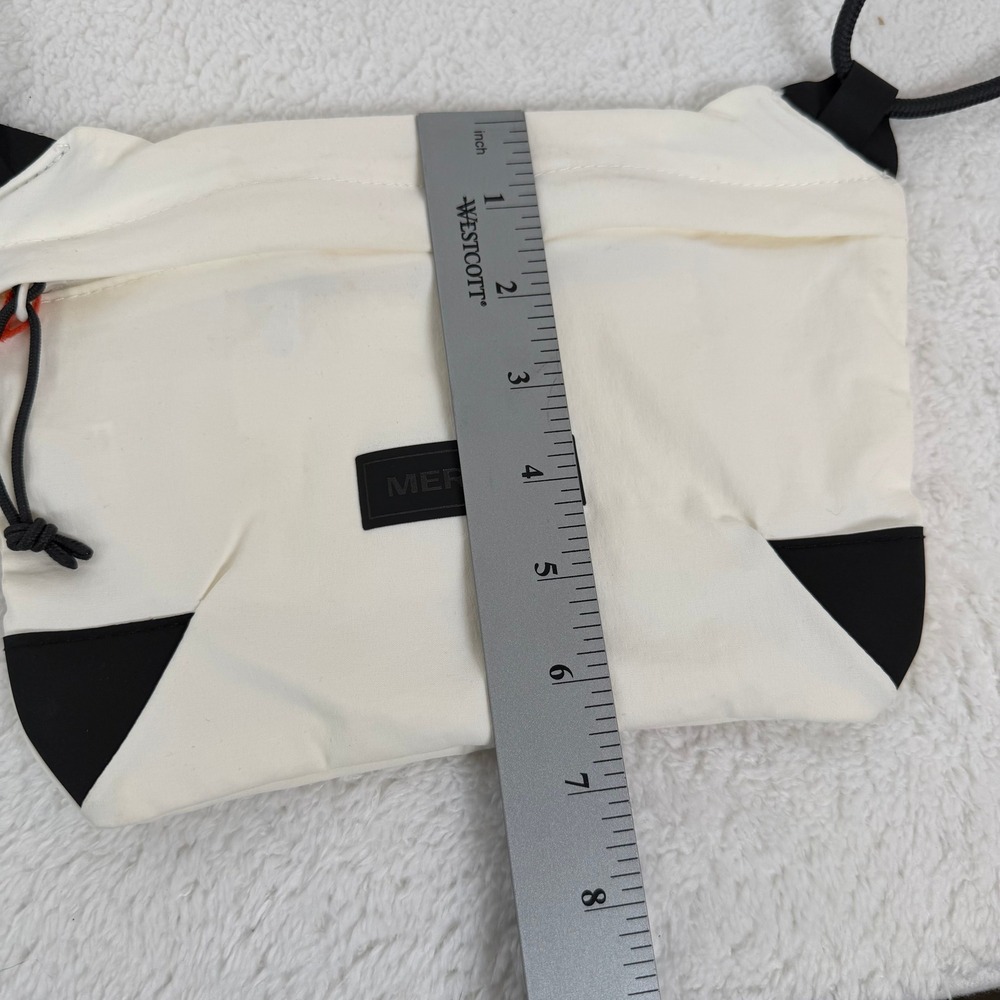 Merrell Wayfinder Packable Sacoche Bag White Black Water Resistant Crossbody - Picture 6 of 13